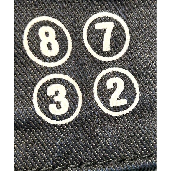 Eight 732 Jeans Sz 42x34 Mens Denim Baggy Skater Hip Hop Dark Wash Casual Y2K N - Picture 11 of 11